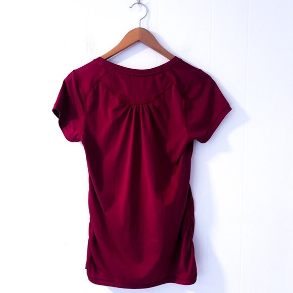 ExOfficio Women’s Micria Cap Sleeve Burgundy Size Medium - Picture 3 of 9